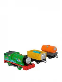 Image of Thomas & Friends Large Motorised Percy With Troublesome Truck