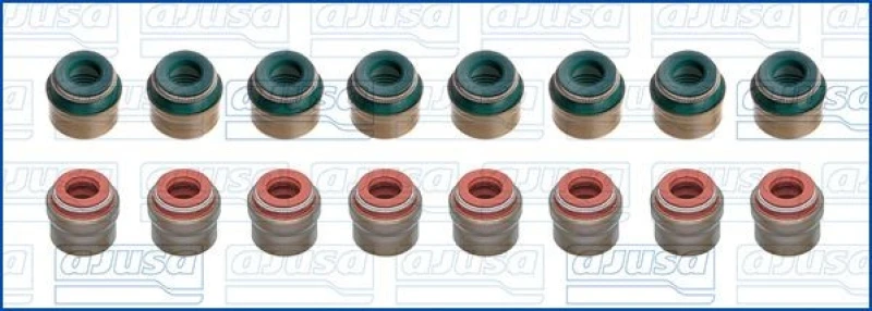 Image of AJUSA Valve stem seal set AJUSA 57077600