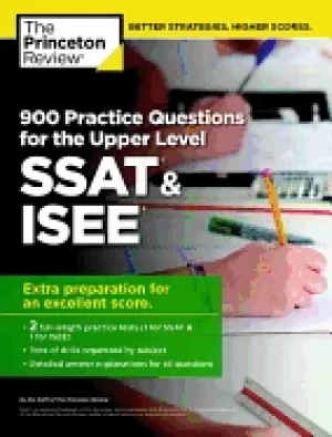 Image of 900 practice questions for the upper level ssat and isee extra preparation