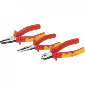 Image of Draper Expert 3 Piece VDE Insulated Plier Set