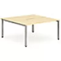 Image of dynamic Computer Desk Evolve Plus B2P12MPES Maple 1200 mm x 1600 mm x 730 mm