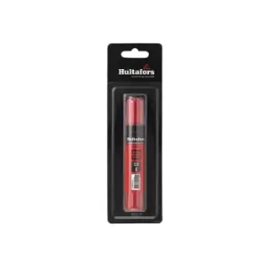 image of Hultafors - 10 x 650250 Dry Marker Pen Refill Red Blister Pack HUL650250