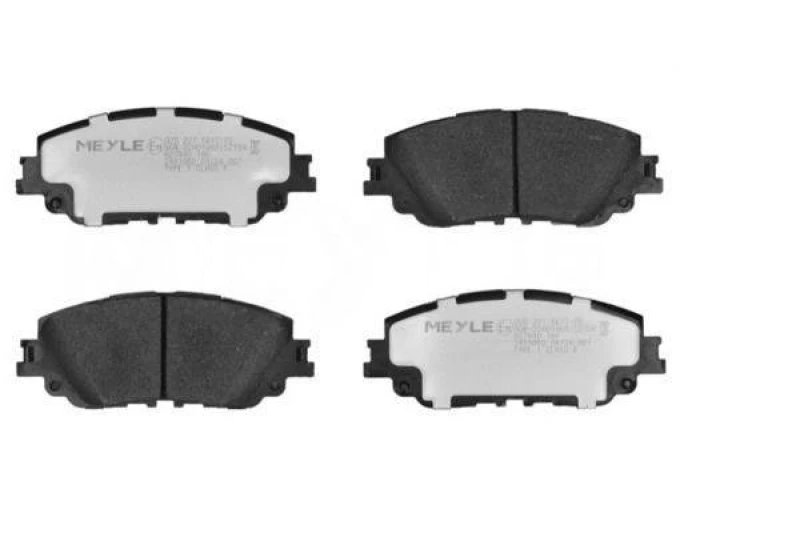 Image of MEYLE 025 227 6817/PD Brake pad set MEYLE-PD: Advanced performance and design. Front Axle, not prepared for wear warning indicator Brake Pad Set,disc