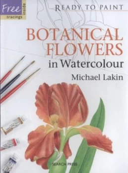 Image of Botanical Flowers in Watercolour by Michael Lakin Paperback