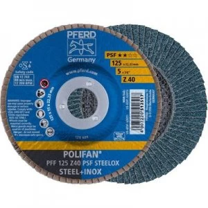 image of PFERD 67664125 POLIFAN-serrated washer PFF 125 Z40 PSF STEELOX Diameter 125mm 10 pc(s)