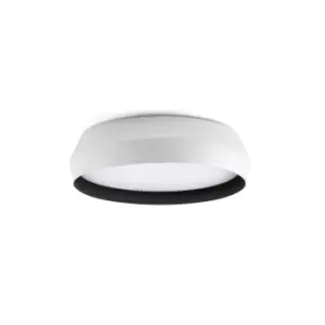 Shoku 350 White, Black Wall / Ceiling Lamp 24W 2700K