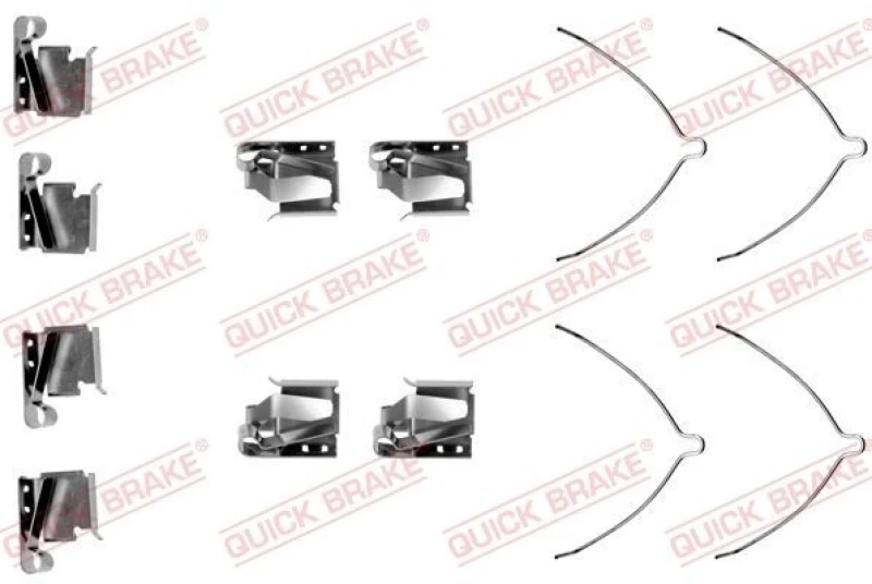 Image of QUICK BRAKE Brake pad fitting kit QUICK BRAKE 109-1269