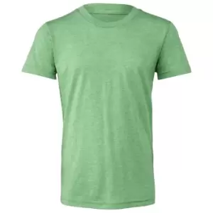 image of Bella + Canvas Youths Tri-Blend T-Shirt (S) (Green Triblend)