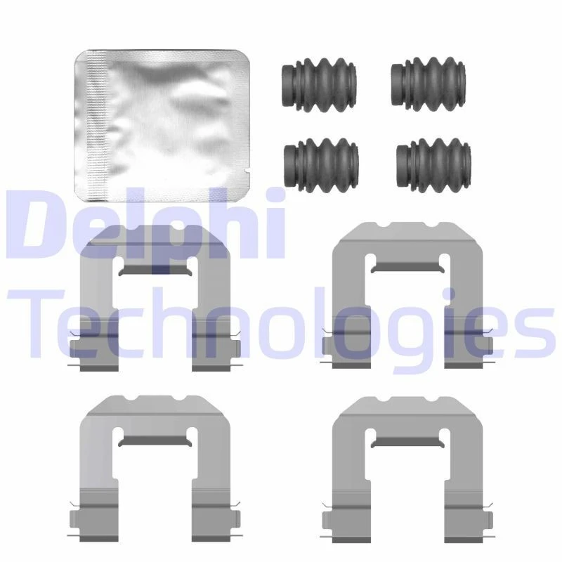 Image of DELPHI Brake pad fitting kit DELPHI LX0775