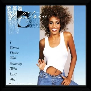 image of Whitney Houston I Wanna Dance With Somebody Framed Album Print