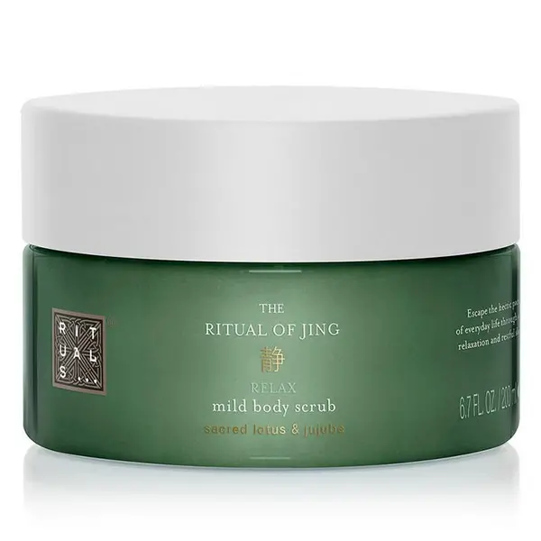 image of Rituals The Ritual of Jing Subtle Floral Lotus & Jujube Salt Body Scrub 300g