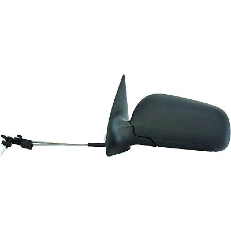 Image of DIEDERICHS 7805025 Wing mirror Left, black, for large mirror housing, Grained Outside Mirror (50)