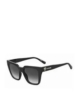 image of Love Moschino Large Square Sunglasses - Black