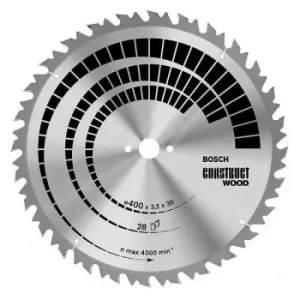 Image of Bosch 2608640690 Table Saw Blade Nail Proof Construct Wood 300x30x...