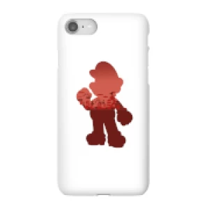 image of Nintendo Super Mario Mario Silhouette Phone Case - iPhone 8 - Snap Case - Gloss