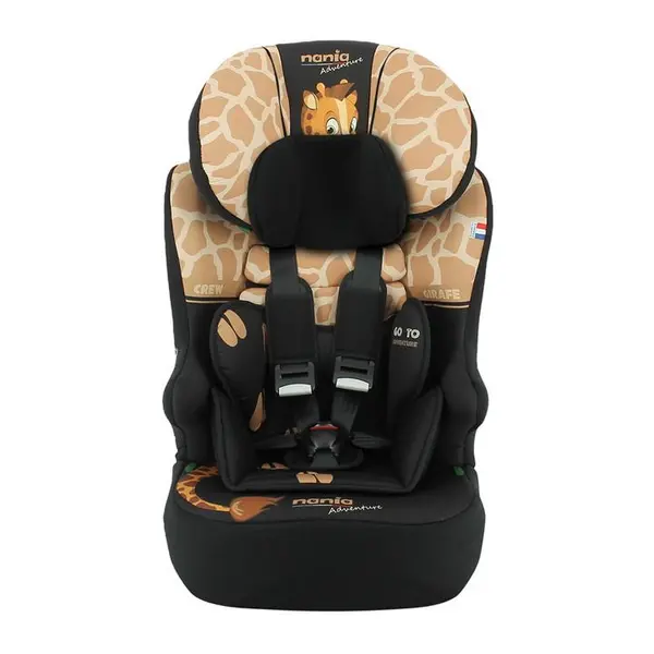 image of NANIA Race I Giraffe Adventure 76-140cm car seat 1 Beige 40741304027