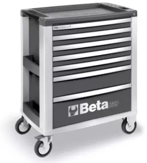 image of Beta Tools C39-7/G 7 Drawer Roller Cab 800 x 500 x 971mm Grey 039000002