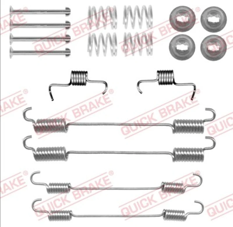 Image of QUICK BRAKE Brake shoe fitting kit QUICK BRAKE 105-0059