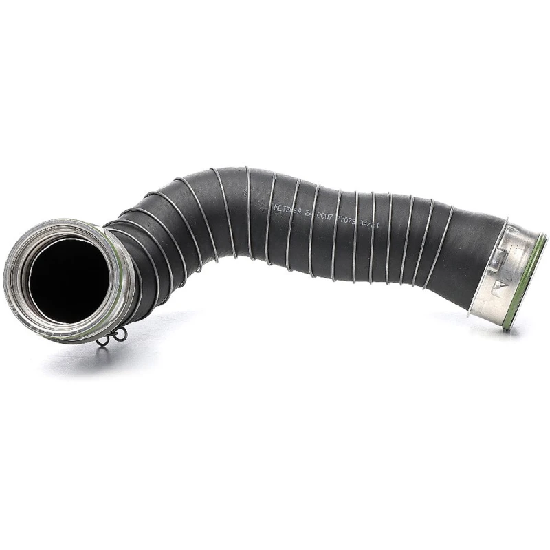 Image of METZGER 2400007 Turbocharger Hose with quick couplers, Rubber with fabric lining Rubber with fabric lining Charger Intake Hose (3314)