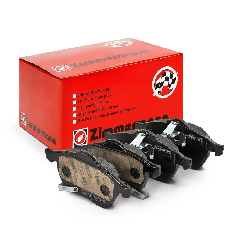 Image of ZIMMERMANN 23116.195.1 Brake pad set Front Axle, with acoustic wear warning, Photo corresponds to scope of supply Brake Pad Set,disc brake (402)