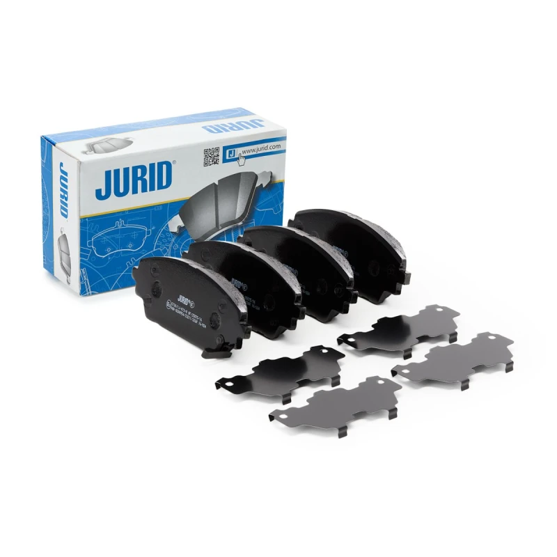 Image of JURID 573611J Brake pad set with acoustic wear warning Brake Pad Set,disc brake (402)