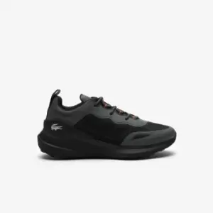 Image of Mens Lacoste Active 4851 Textile Trainers Size 10 UK Black