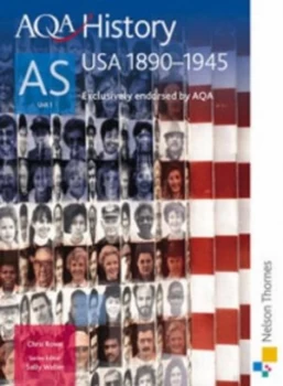 Image of Aqa History As Unit 1 - USA 1890-1945 by Chris Rowe Paperback