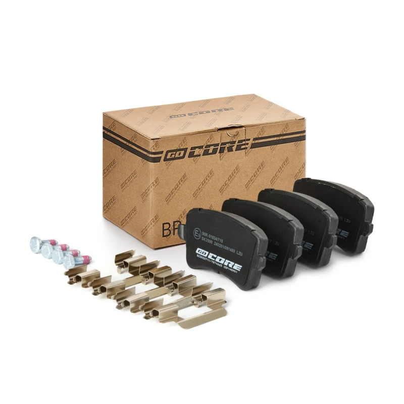 Image of goCORE GCD020711 Brake pad set with spring, with bolts/screws Brake Pad Set,disc brake (402)