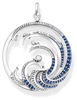 Thomas Sabo PE930-644-1 Wave Sterling Silver Blue Stones Jewellery