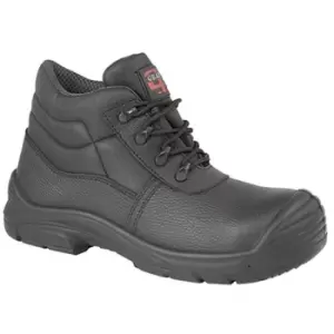 Image of Grafters Mens Super Wide EEEE Fitting Safety Chukka Boots (11 UK) (Black) - Black