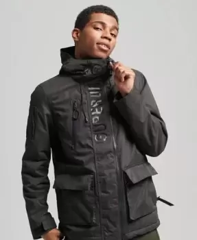 Image of Superdry Mens Ultimate Microfibre SD Wind Jacket Black / Jet Black - Size: S