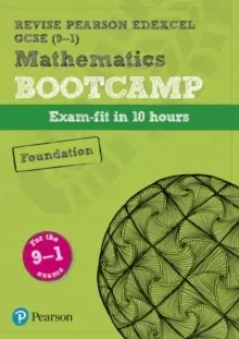 Image of Pearson REVISE Edexcel GCSE Maths Foundation Bootcamp - 2023 and 2024 exams