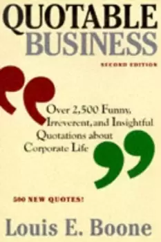 Image of Quotable business by Louis E Boone