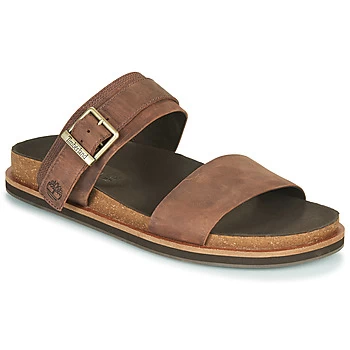 Image of Timberland AMALFI VIBES 2BAND SANDAL mens Mules / Casual Shoes in Brown,8.5,9.5