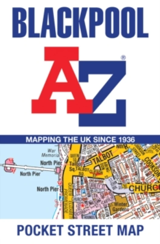 Image of Blackpool A-Z Pocket Street Map : Accurate Street Map for Easy Navigation Sheet map, folded