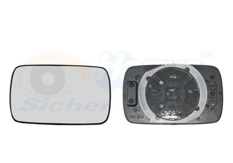 Image of VAN WEZEL Wing mirror glass VAN WEZEL 0620831