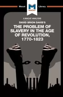 Image of An Analysis of David Brion Davis's The Problem of Slavery in the Age of Revolution, 1770-1823
