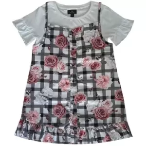 Image of Firetrap Check Dress Girls - White