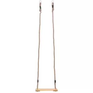 Image of Board Swing 200cm Solid Pinewood Vidaxl Brown