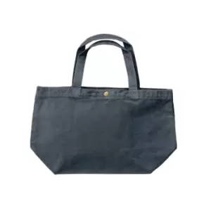 image of Bags By Jassz - Small Canvas Shopper (One Size) (Denim Blue)