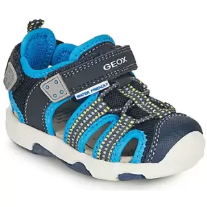 image of Geox SANDAL MULTY BOY boys's Childrens Sandals in Blue - Sizes 7 toddler,7.5 toddler,8.5 toddler,9.5 toddler