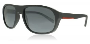 image of Prada Sport PS01RS Sunglasses Grey Rubber TFZ5L0 58mm