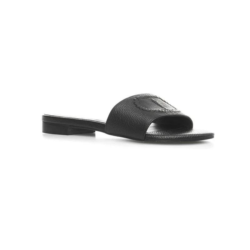 Image of Twinset Womens Mules Twinset Noir Female 36