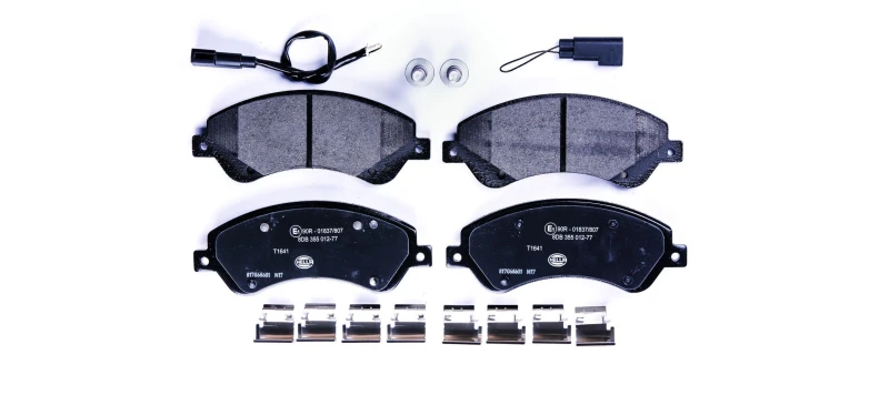 Image of HELLA Brake pad set HELLA 8DB 355 012-771