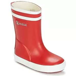 Image of Aigle BABY FLAC boys's Childrens Wellington Boots in Red toddler,3.5 toddler,4.5 toddler,5.5 toddler,6 toddler