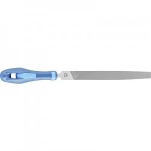 image of PFERD 11216158 HORSE workshop file according to DIN flat-tip cross-cut 3 150 mm incl. ergonomic file handle 150 mm