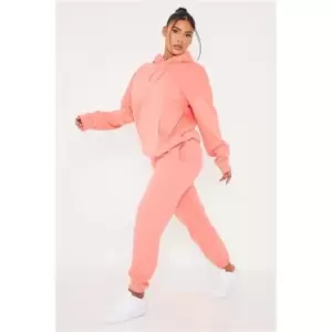 image of I Saw It First Coral Ultimate Oversized Joggers - Pink