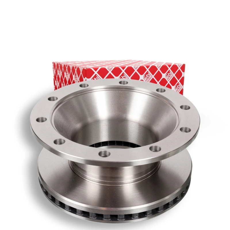 Image of FEBI BILSTEIN 101733 Brake disc Front Axle, internally vented, Coated Brake Disc (82)