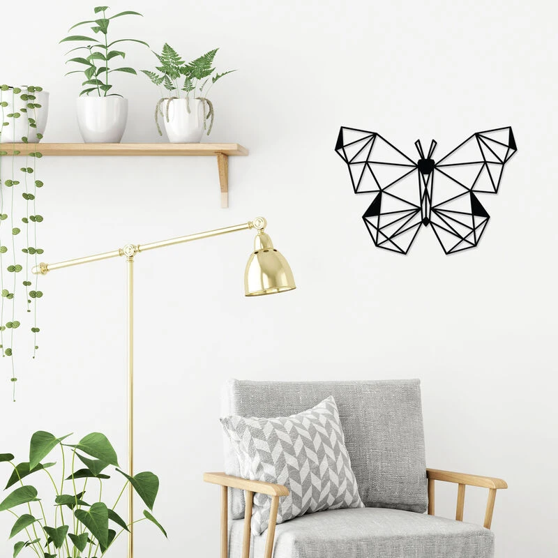 Image of DECORTIE Decortie - metal wall art NO:50 butterfly - Black - Black M.DK.T.13332.41