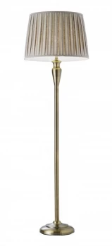 Image of Floor Lamp Antique Brass, E27